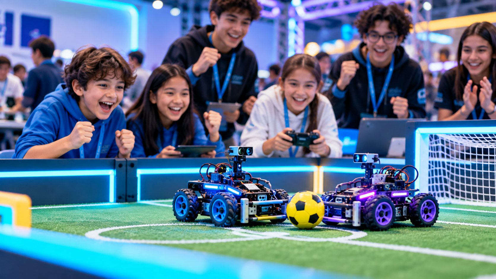 Robot Futbolu yarışma türü görseli